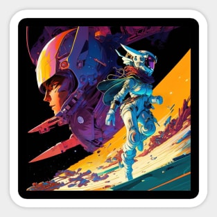 Daring Beyond the Stars - Space Adventures #10 Sticker